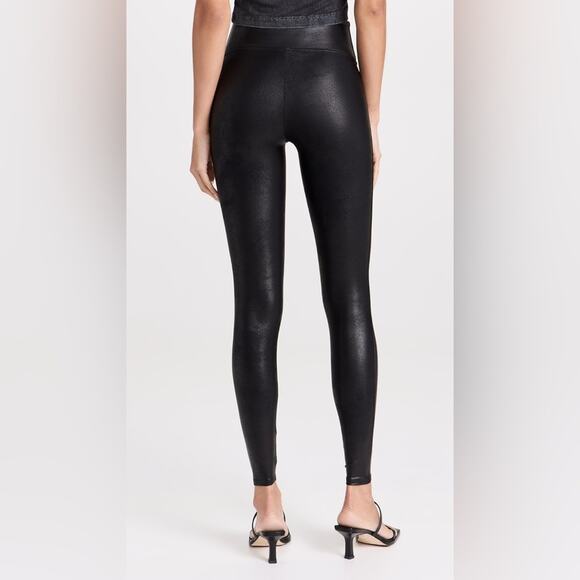 SPANX Faux Leather Leggings Black Size XL - Picture 5 of 11
